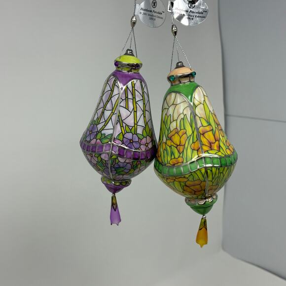 Bradford Editions Lot of 24 #1 - #8 The Era of Louis Tiffany Heirloom Ornaments - Picture 11 of 16